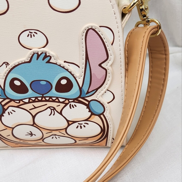Loungefly × Disney Lilo and Stitch Dumpling Cross Body Zip Up Bag. RARE - Picture 3 of 11